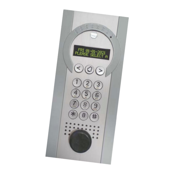 Intratone SC-01 Resident Manual