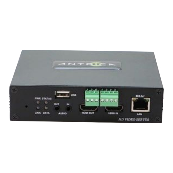 Antrica ANT-35000 Quick Start Manual
