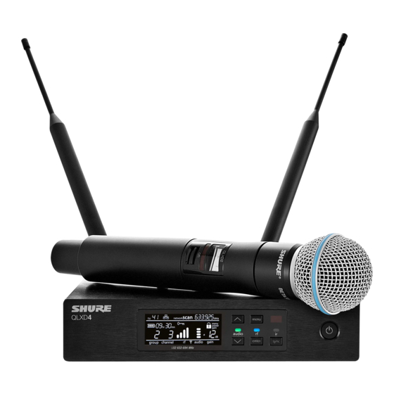 Shure QLX D Series Manual