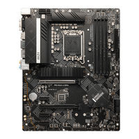 Msi PRO B660-A User Manual