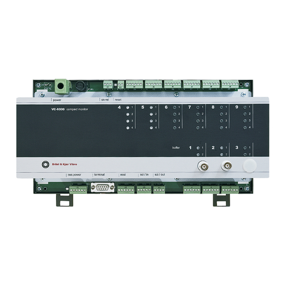 BK Vibro VIBROCONTROL 6000 Technical Documentation Manual
