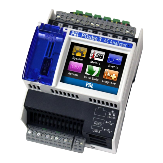 Power Sensors Limited PQube 3 Instruction Manual