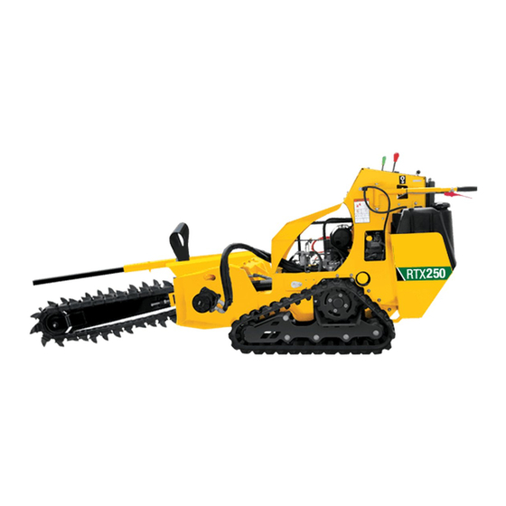 Vermeer RTX250 Rental Center Manual