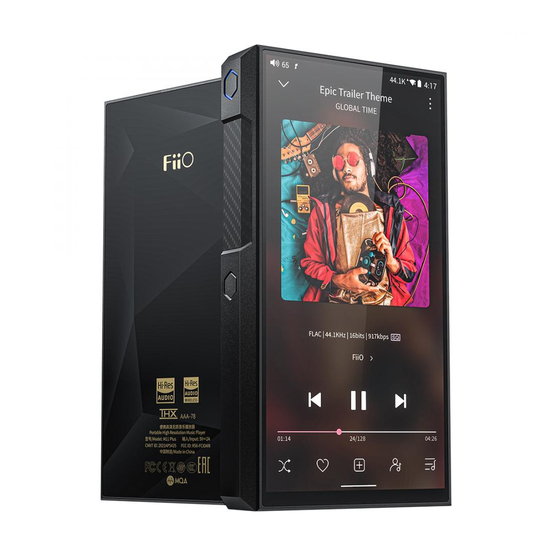 Fiio M11 User Manual