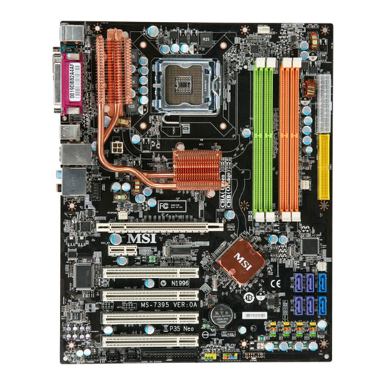 MSI EFINITY Series Manual