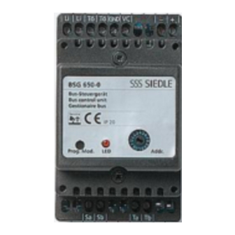 SSS Siedle BSG 650-02 Manual