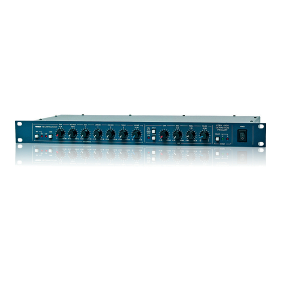 KV2 Audio VHD Series Manual