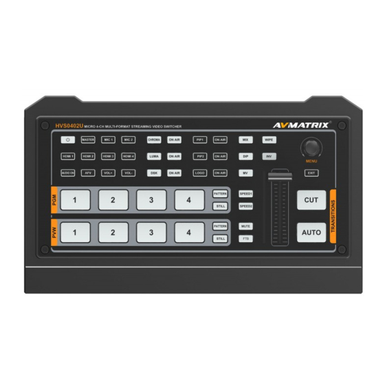 AVMATRIX HVS0402U Manual