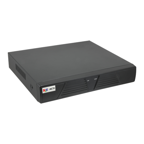 ACTi ENR Series User Manual
