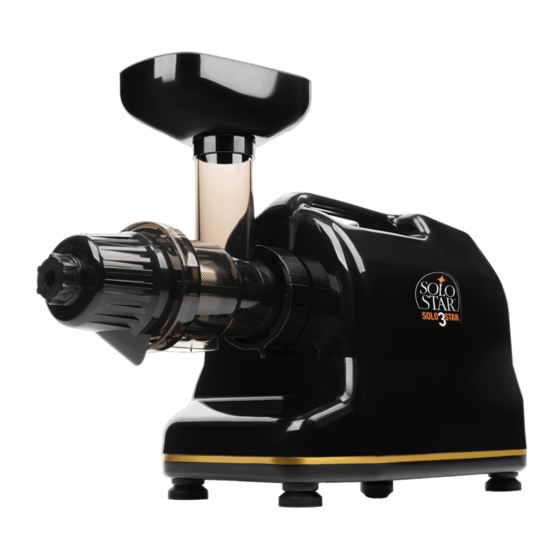 Tribest Solostar-3C SS-9113 Operation Manual
