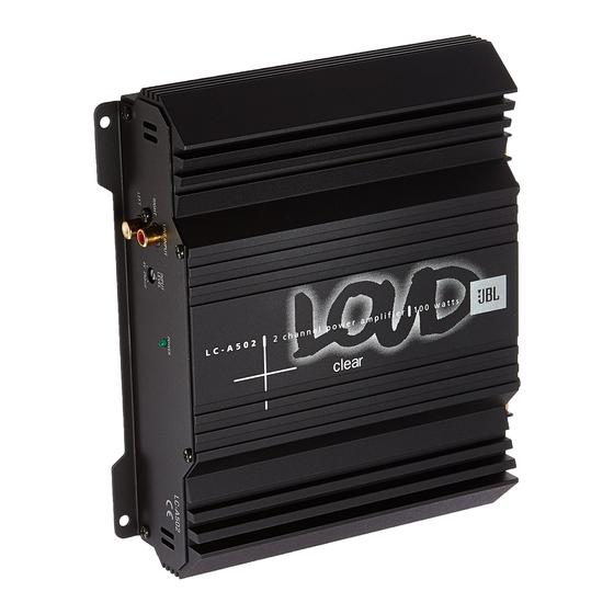 JBL Loud + Clear LC-A504 User Manual