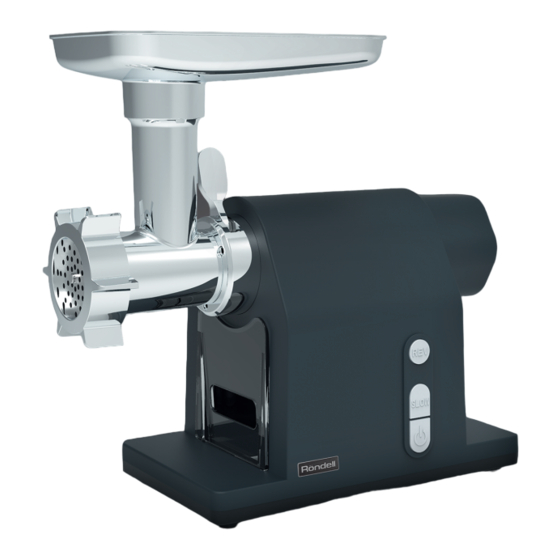 User Manuals: RONDELL RDE-1452 Meat Grinder