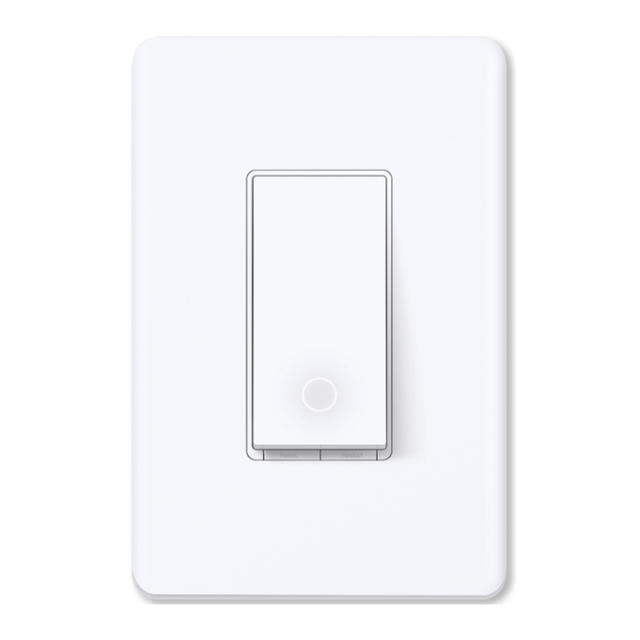 TPLink TS15 Smart WiFi Light Switch Quick Start Guide ManualsLib