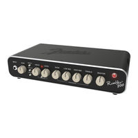 Fender Rumble 800 Owner's Manual