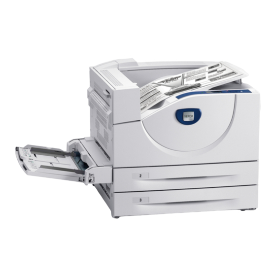 Xerox 5500DN - Phaser B/W Laser Printer Instruction Sheet