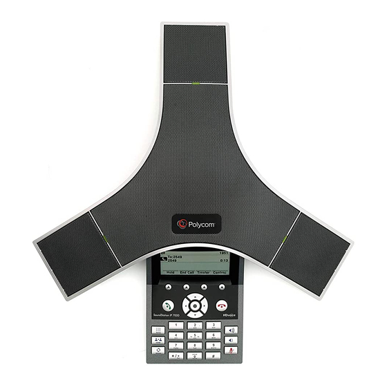 Polycom SoundStation IP 7000 Integration Manual