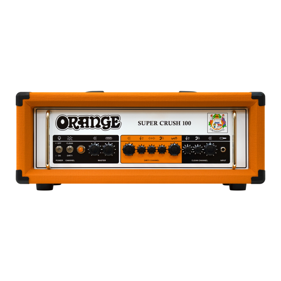 ORANGE Rockerverb 100 Owner's Manual