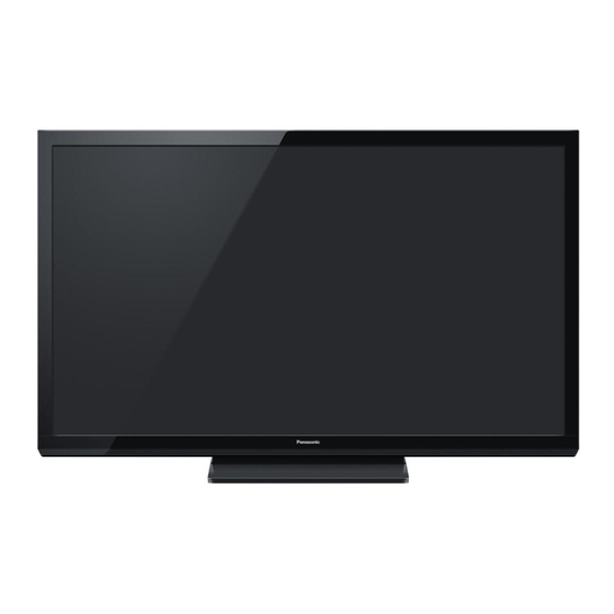 PANASONIC Viera TX-P50X60E Plasma TV Manuals