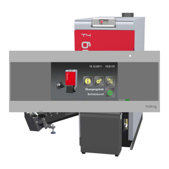 Froling Lambdatronic H 3200 T4 Operating Instructions Manual