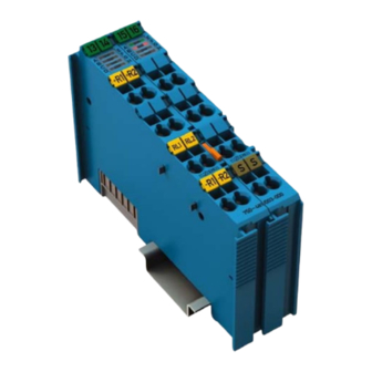 WAGO -I/O-SYSTEM 750 750-481/003-000 Manual