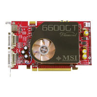 MSI NX6600GT-VT2D128E Diamond Install Manual