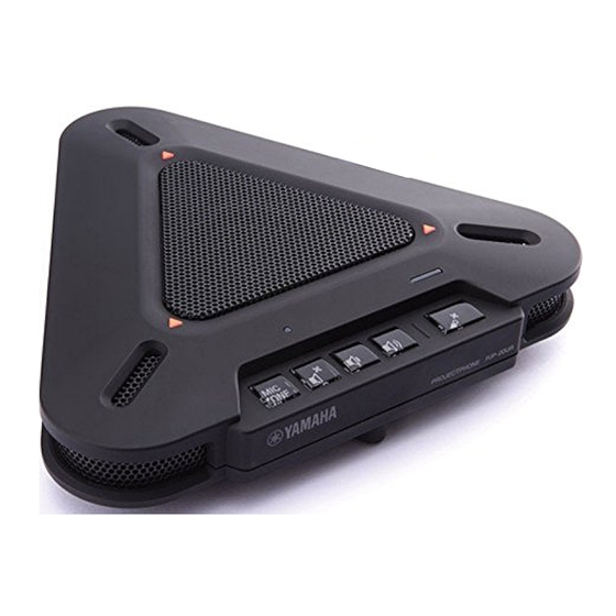 Yamaha PJP-20URs Quick Start Manual