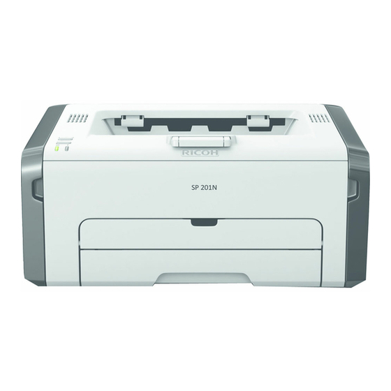 Ricoh SP 201N Operating Instructions Manual