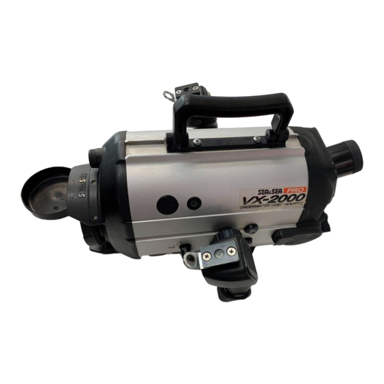 Sea & Sea VX-2000 Pro Instruction Manual