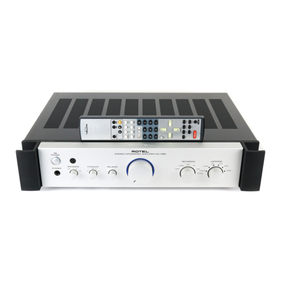 Rotel RA-1062 Technical Manual