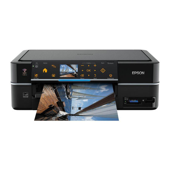 Epson Stylus Photo PX720WD Basic Operation Manual
