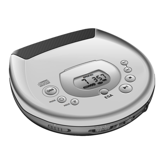 Philips AZ 7384 Instructions For Use Manual