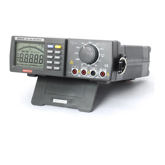 Mastech MS8040 Manual
