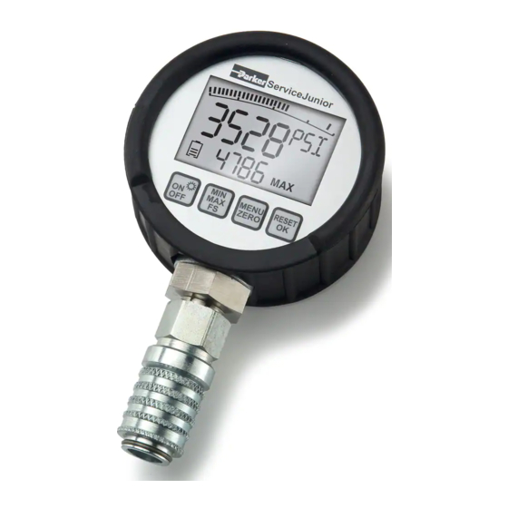 Parker SensoControl Operating	 Instruction
