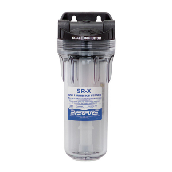 Everpure SR-X Installation And Operation Manual