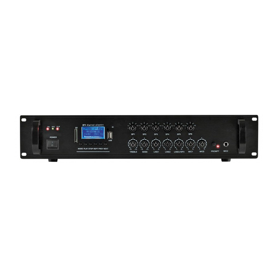 SAL MPA 120BT Manuals