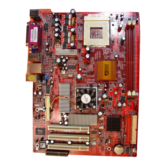 PCchips M847FLU Manual