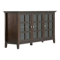 SIMPLIHOME brooklyn+max WyndenHall AXCRACA39-BRU Manual