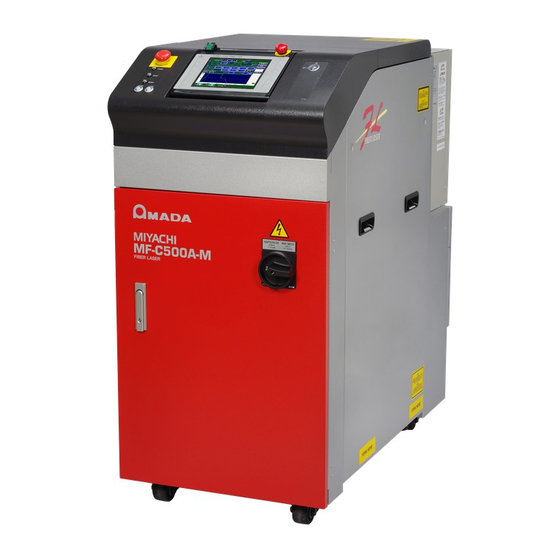 Amada MF-C500A-M Operation Manual