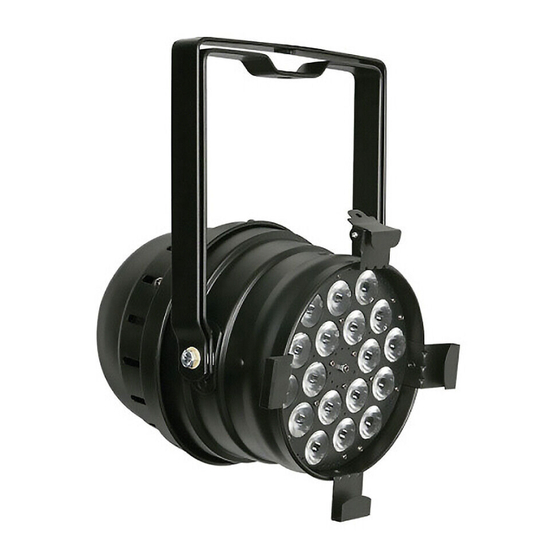 SHOWTEC LED Par 64 Q4-12 Manual