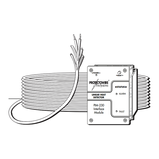 Protectowire PIM-230 Series Installation And Operation Manual