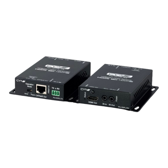 CYP PU-101PL-KIT Operation Manual