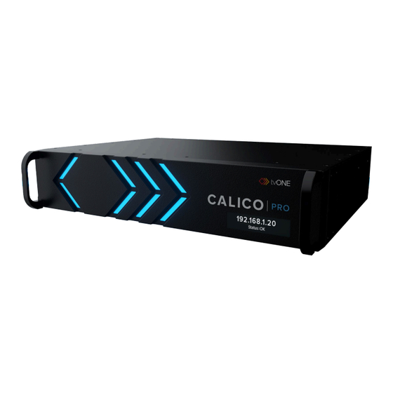 Tvone CALICO PRO Manuals