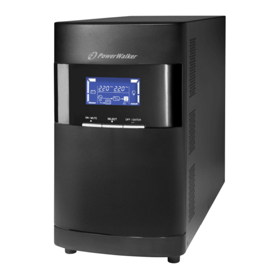 PowerWalker VFI 3000 LCD Manuals