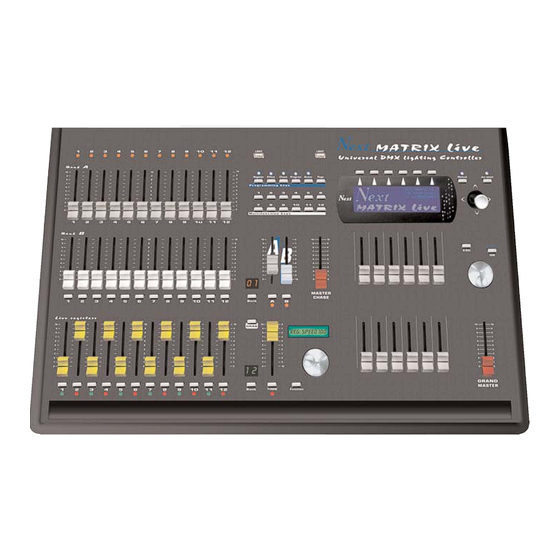Next Matrix Live Manuals