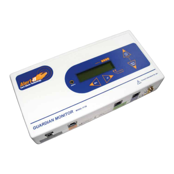 Alert-it Care Systems P139AA Monitor Manuals
