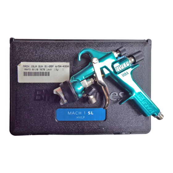 Binks Mach 1SLA Instructions Manual