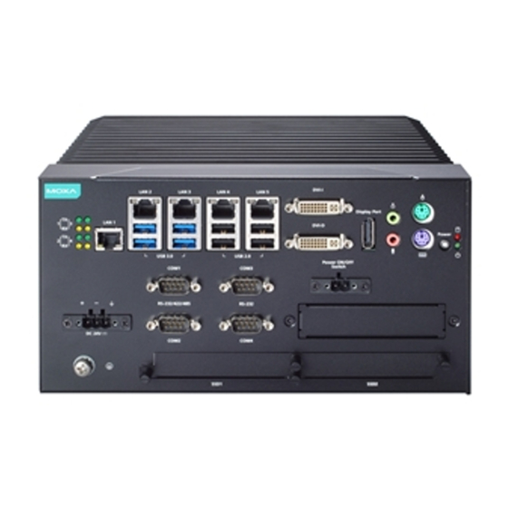 Moxa Technologies MC-7400 Series Quick Installation Manual
