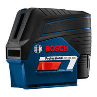 Bosch GCL100-80CG Operating/Safety Instructions Manual