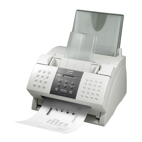 Canon L290 User Manual