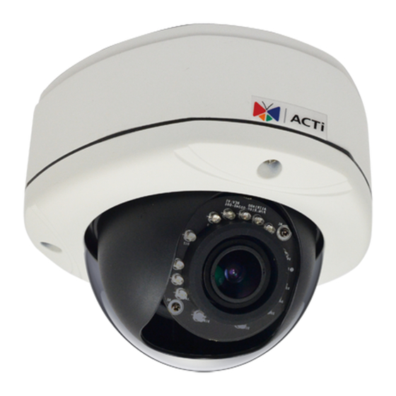 ACTi E83 Specifications